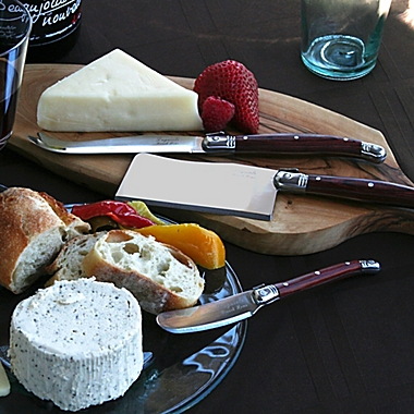 Laguiole&reg; by French Home Pakkawood 3-Piece Cheese Set. View a larger version of this product image.