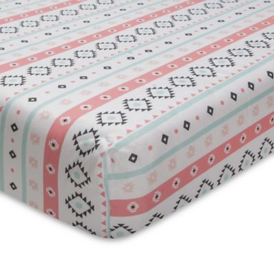 coral crib sheet
