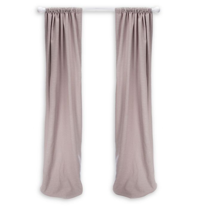Glenna Jean Happy Camper 90 Inch Window Curtain Panels In Grey