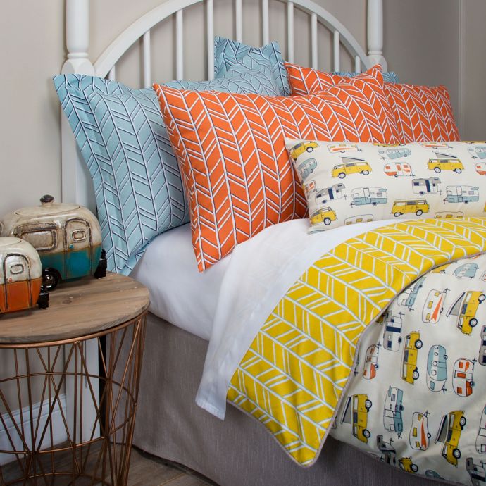 Glenna Jean Happy Camper Reversible Duvet Cover Bed Bath Beyond