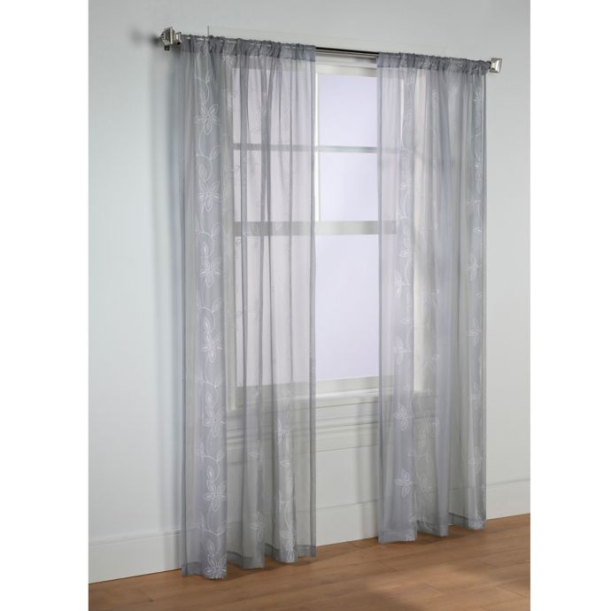 Elizabeth Rod Pocket Window Curtain Panel Bed Bath Beyond