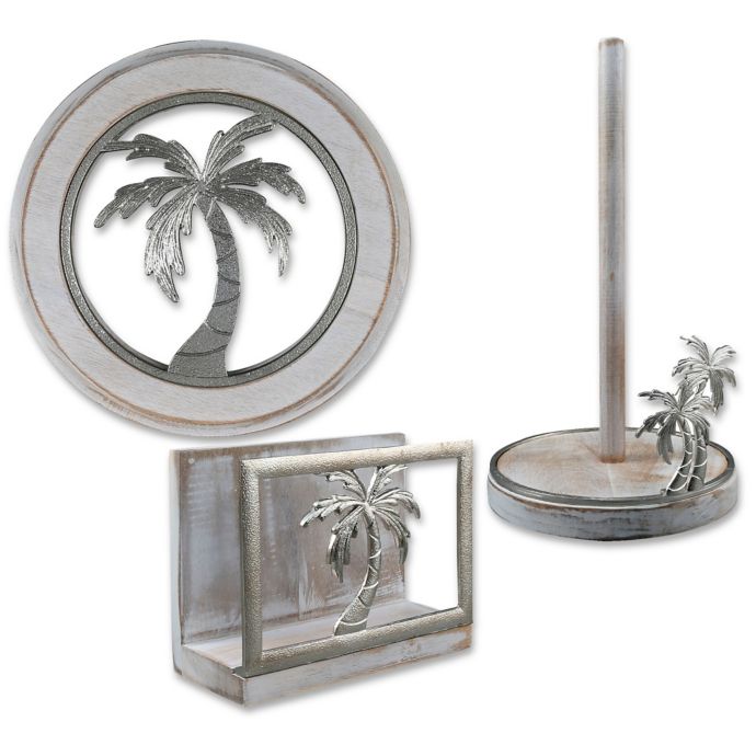 Thirstystone Palm Tree Acacia Wood Kitchen Decor Bed Bath Beyond