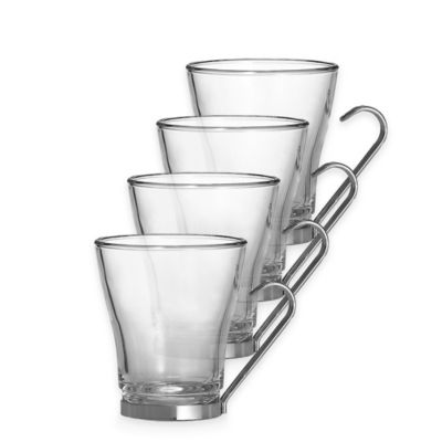 glass cappuccino cups