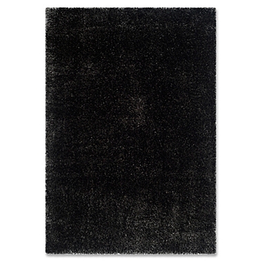 Safavieh Charlotte 5-Foot 1-Inch x 7-Foot 6-Inch Shag Area Rug in Charcoal. View a larger version of this product image.