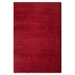 Safavieh Charlotte 5-Foot 1-Inch x 7-Foot 6-Inch Shag Area Rug in Red