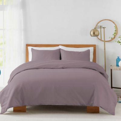 450 Thread Count Cotton Sateen Duvet Cover Set Bed Bath Beyond