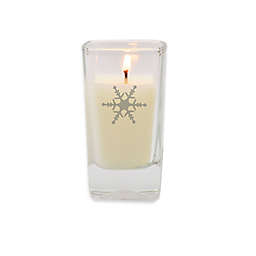 Carved Solutions Gem Collection Snowflake Soy Wax Votive Candle