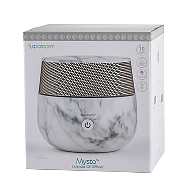 SpaRoom&reg; Mysto&trade; Ultrasonic Essential Oil Diffuser in Marble. View a larger version of this product image.