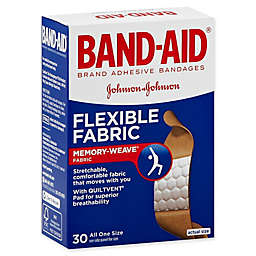 Johnson & Johnson&reg; 30-Count Band-Aid&reg; Assorted Flex Fabric Bandages