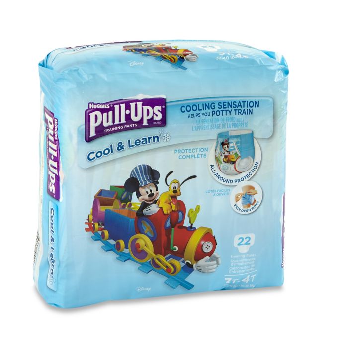 PullUps® Cool and Learn Jumbo 22Count Disposable Boy's 3T in 4T