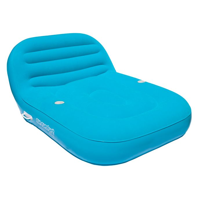 Sun Comfort Cool Suede Double Chaise Lounge Float in ...