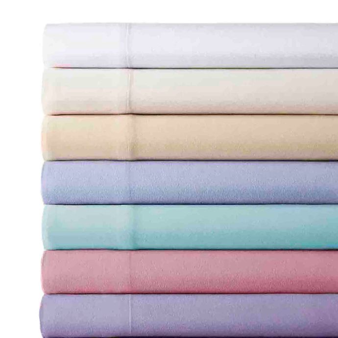 Micro Flannel® Solid Sheet Set Bed Bath and Beyond Canada