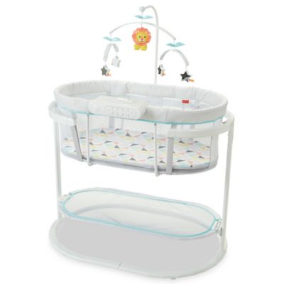 fisher price wooden bassinet