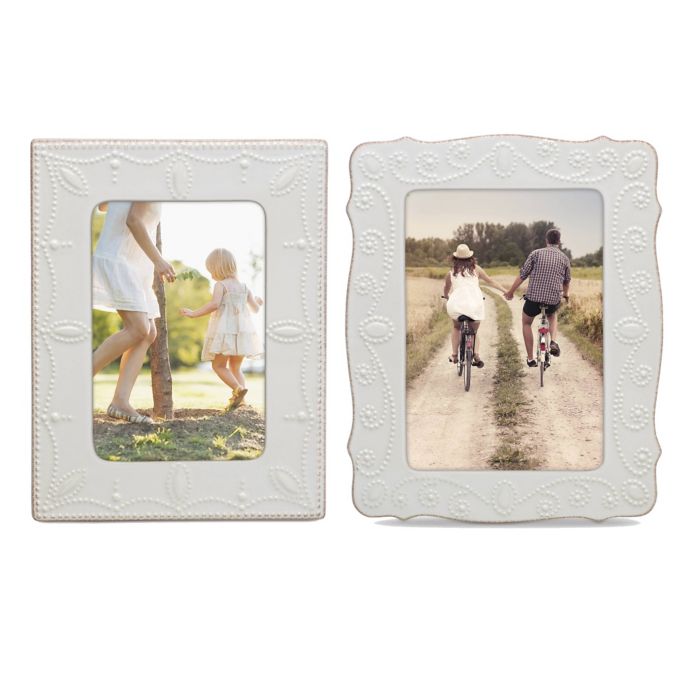 Lenox® French Perle™ Picture Frame in White Bed Bath and Beyond Canada