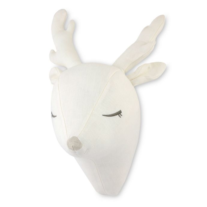 plush deer wall mount
