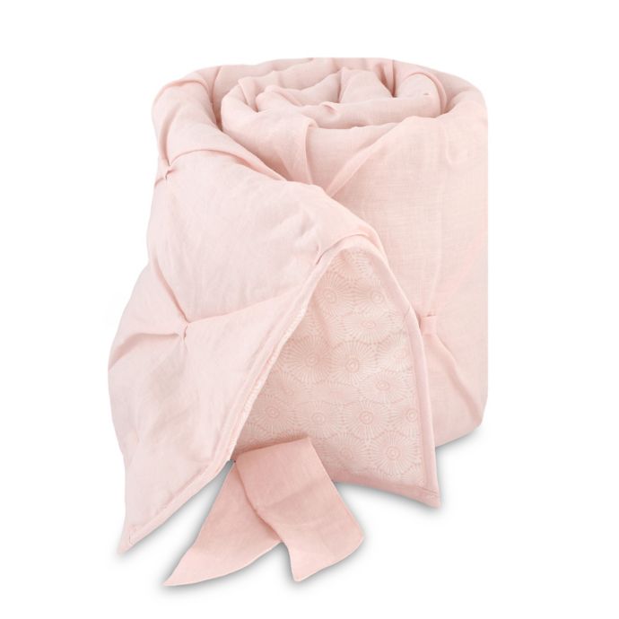 Just Born® Keepsake Crib Rail Guard in Pink buybuy BABY