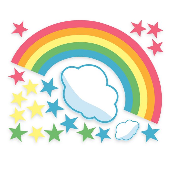 Wallies Rainbow Room Peel & Stick Wall Decals Bed Bath & Beyond