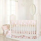 Alternate image 3 for Just Born&reg; Keepsake Washed Linen Crib Skirt in Pink
