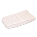 Alternate image 0 for Just Born&reg; Keepsake Washed Linen Trellis Printed Changing Pad Cover in Pink