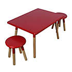 Alternate image 4 for Kids 3-Piece Dipped Table and Stool Set