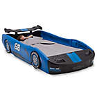 Alternate image 2 for Delta Children Turbo Race Car Twin Bed in Blue