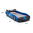 Alternate image 4 for Delta Children Turbo Race Car Twin Bed in Blue
