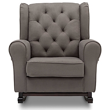 Delta Children Emma Tufted Rocking Chair in Graphite. View a larger version of this product image.