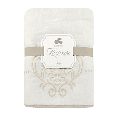 Just Born&trade; Keepsake Quilt in Cream. View a larger version of this product image.