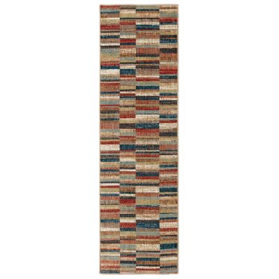 Mohawk Home Squared Up 2-Foot x 7-Foot Multicolor Runner