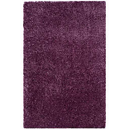 Safavieh Indie 3-Foot x 5-Foot Shag Area Rug in Purple