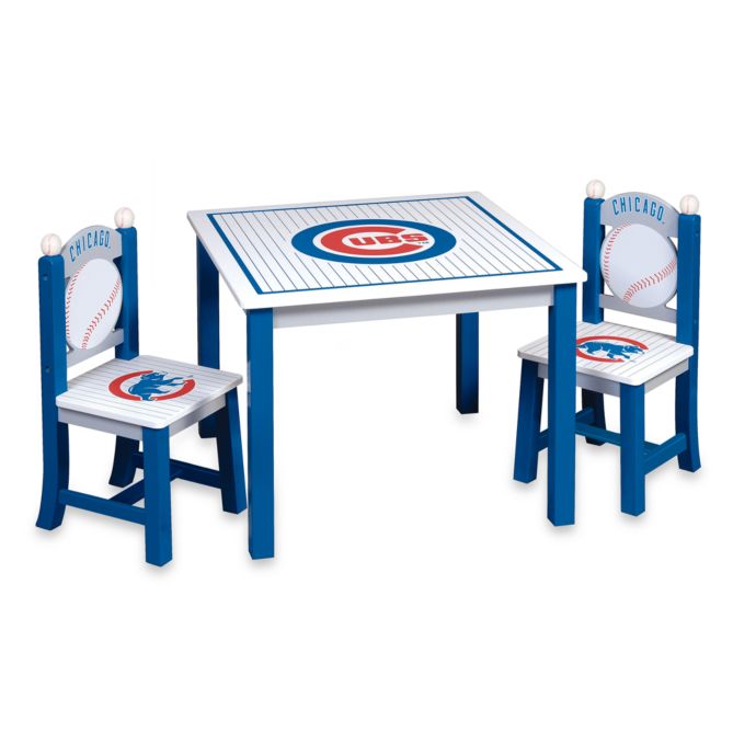 Major League Baseball Cubs Table And Chairs Set Bed Bath