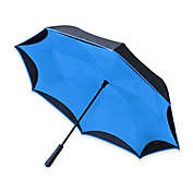 BetterBrella&trade; Umbrella with Reverse Open/Close Technology