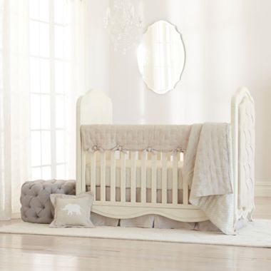 Just Born&reg; Keepsake Washed Linen Quilt in Flax. View a larger version of this product image.