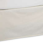 Alternate image 1 for LinenWeave Vintage Washed Twin Bed Skirt in Ivory