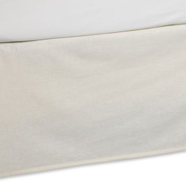 LinenWeave Vintage Washed Twin Bed Skirt in Ivory. View a larger version of this product image.