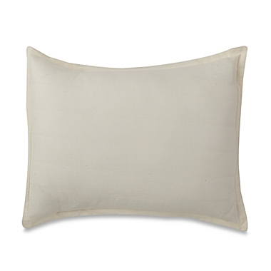 LinenWeave Vintage Washed Standard Pillow Sham in Ivory. View a larger version of this product image.
