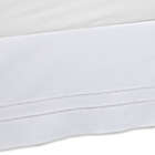 Alternate image 1 for LinenWeave Hemstitch Twin Bed Skirt in White