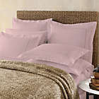 Alternate image 1 for LinenWeave Hemstitch European Pillow Sham in Blush