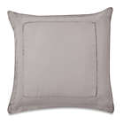 Alternate image 0 for LinenWeave Hemstitch European Pillow Sham in Grey