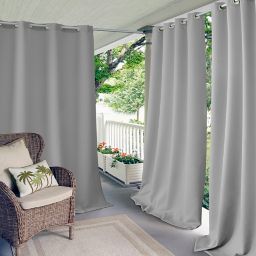 Grey Outdoor Curtains Screens Bed Bath Beyond