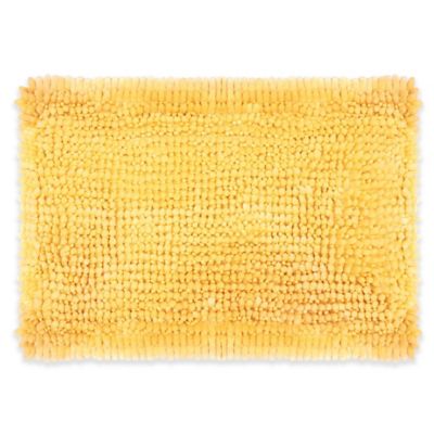 bathroom rug yellow