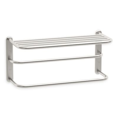 Gatco® 21.63-Inch Metal Spa Rack With Double Towel Bar | Bed Bath & Beyond