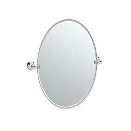 Gatco® Laurel Ave 26.5-Inch x 24-Inch Oval Frameless Mirror