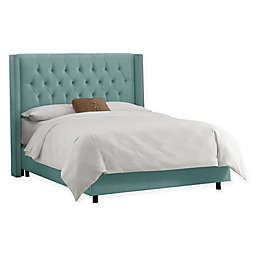 Drexel Button Tufted Upholstered Bed