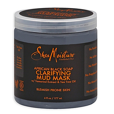 SheaMoisture&reg; 6 oz. African Black Soap Clarifying Mud Mask. View a larger version of this product image.
