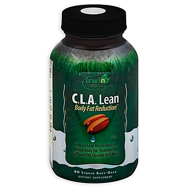 Irwin Naturals&reg; 80-Count C.L.A. Lean Body Fat Reduction&trade; Liquid Softgels. View a larger version of this product image.