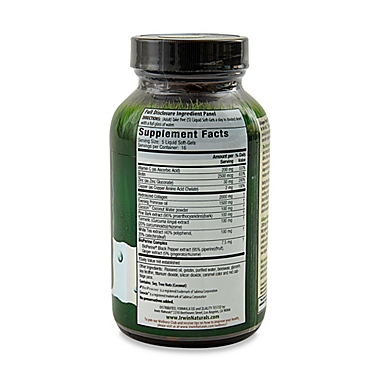 Irwin Naturals&reg; 80-Count Deep Tissue Collagen Pure Liquid Softgel Capsules. View a larger version of this product image.
