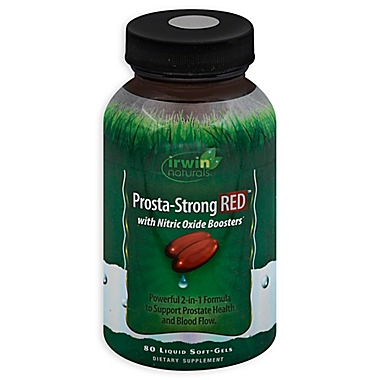 Irwin Naturals&reg; 80-Count Prosta-Strong RED&trade; Liquid Softgels. View a larger version of this product image.