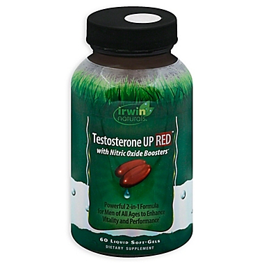 Irwin Naturals&reg; 60-Count Testosterone UP&trade; Liquid Softgels. View a larger version of this product image.