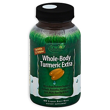 Irwin Naturals&reg; 60-Count Whole Body Turmeric Extra Liquid Softgels. View a larger version of this product image.